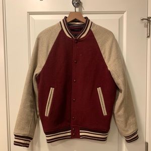 Jcrew wool letterman Jacket